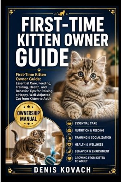 First-Time Kitten Owner Guide, Denis Kovach - Paperback - 9798197055538