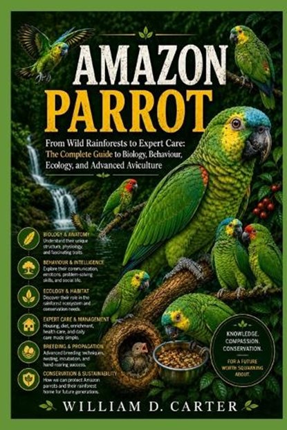 Amazon Parrot, William D Carter - Paperback - 9798197659118