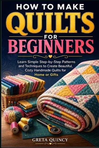 How To Make Quilts For Beginners, Greta Quincy - Paperback - 9798198654723