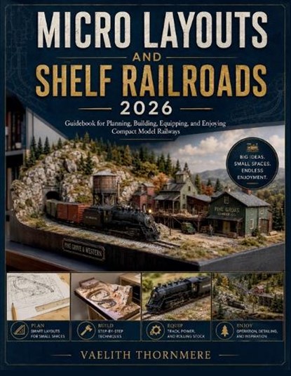 Micro Layouts and Shelf Railroads, Vaelith Thornmere - Paperback - 9798199458771