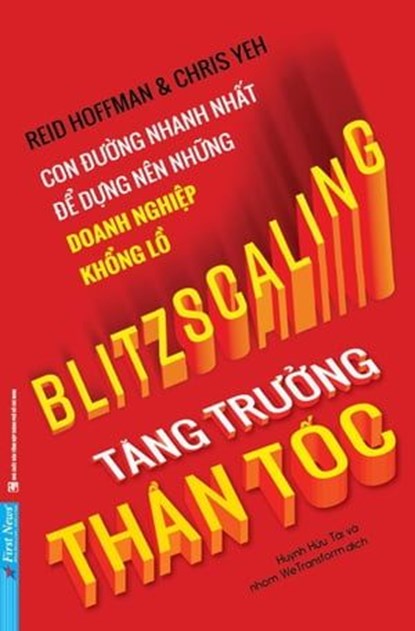 Tăng Trưởng Thần Tốc, Reid Hoffman ; Chris Yeh - Ebook - 9798201806187