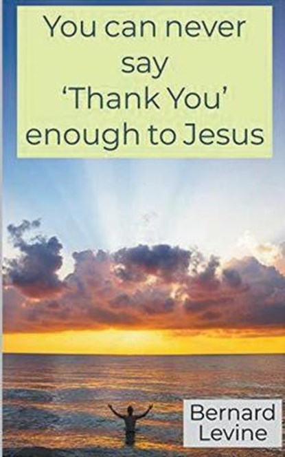 You can never say 'Thank You' enough to Jesus, LEVINE,  Bernard - Paperback - 9798201982287