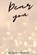 Dear You, BRAXTON,  Destini - Paperback - 9798210085870