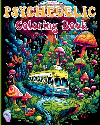 Psychedelic Coloring Book, Rita Z. Adams - Paperback - 9798210836250