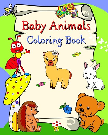 Baby Animals Coloring Book, Maryan Ben Kim - Paperback - 9798211459526