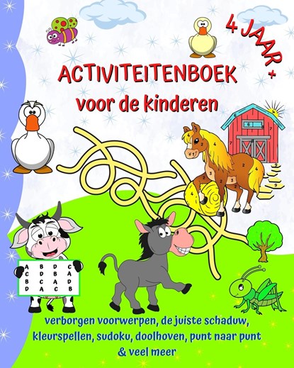 Activiteitenboek voor de kinderen 4 jaar +, Maryan Ben Kim - Paperback - 9798211506770