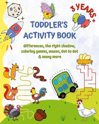 Toddler's Activity Book 3 Years +, Maryan Ben Kim - Paperback - 9798211564015