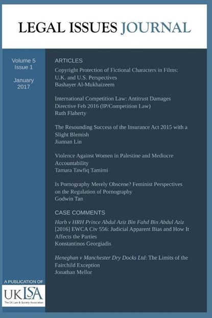 Legal Issues Journal 5(1), United Kingdom Law and S. . . Association - Paperback - 9798215677728
