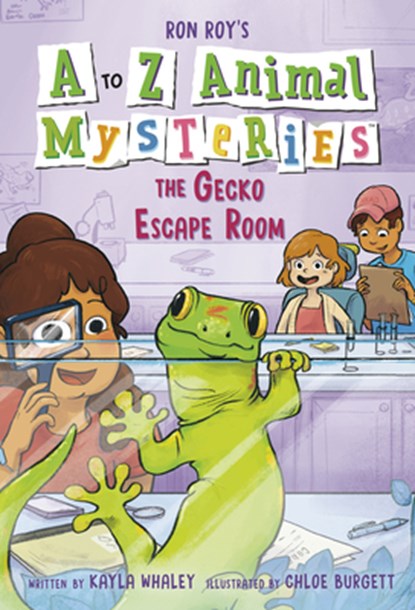 A to Z Animal Mysteries #7: The Gecko Escape Room, Ron Roy - Gebonden - 9798217030897