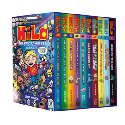 Hilo: The Epic Boxed Set (Books 1-10): (A Graphic Novel Boxed Set), Judd Winick - Gebonden - 9798217032839