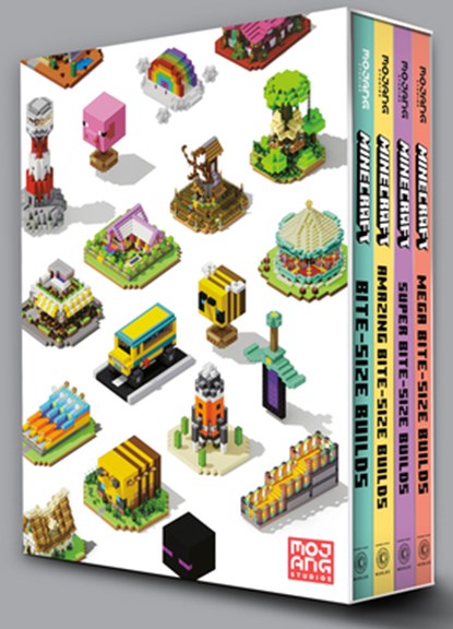 Minecraft: Bite-Size Builds Collection 4-Book Boxed Set: Minecraft: Bite Size-Builds, Minecraft: Amazing Bite-Size Builds, Minecraft: Super Bite-Size, Mojang Ab - Gebonden - 9798217094516