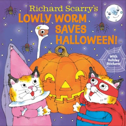 Richard Scarry's Lowly Worm Saves Halloween!, Richard Scarry - Gebonden - 9798217116911