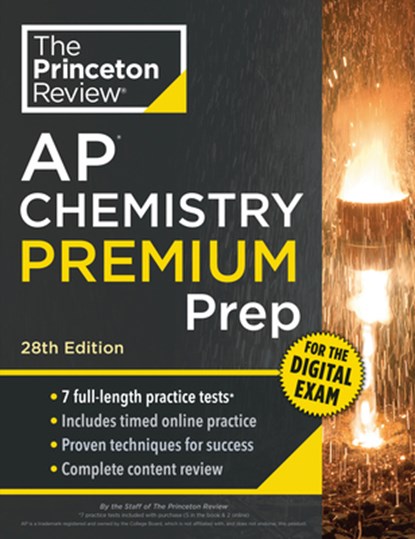 Princeton Review AP Chemistry Premium Prep, 28th Edition, The Princeton Review - Paperback - 9798217125074