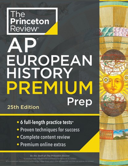 Princeton Review AP European History Premium Prep, 25th Edition, The Princeton Review - Paperback - 9798217125104