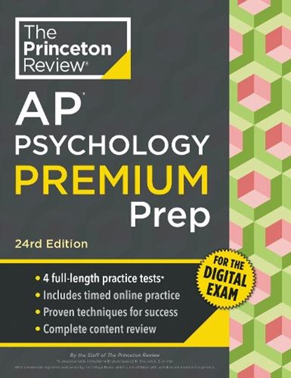 Princeton Review AP Psychology Premium Prep, 24th Edition, The Princeton Review - Paperback - 9798217125159