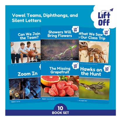 Phonic Books Lift Off Readers Vowel Teams, Diphthongs, and Silent Letters, Phonic Books - Paperback - 9798217134731