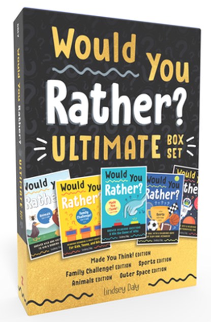 Would You Rather? Ultimate Box Set: Made You Think! Edition, Family Challenge! Edition, Sports Edition, Animals Edition, Outer Space Edition, Lindsey Daly - Paperback - 9798217150946