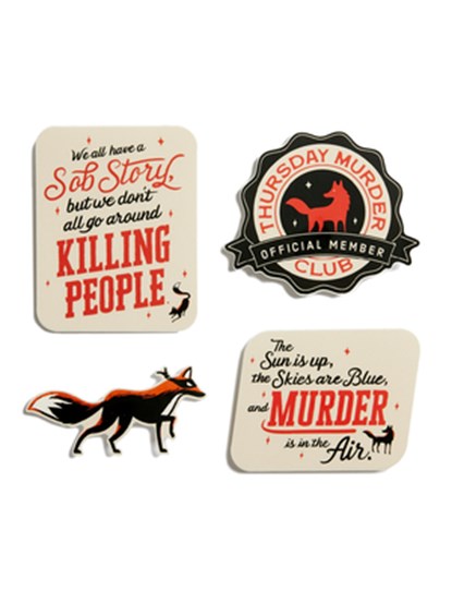 Thursday Murder Club Stickers - Sticker Set of 4, Out of Print - Gebonden - 9798217333370