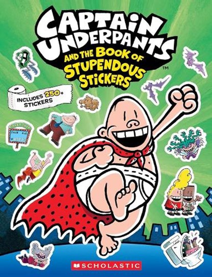 Captain Underpants: Sticker Book, Scholastic Inc - Paperback - 9798225063108