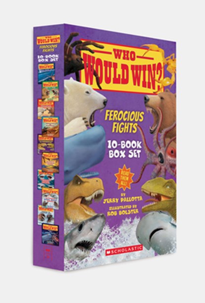 Who Would Win? Ferocious Fights (10 Book Box Set), Jerry Pallotta - Paperback - 9798225063832