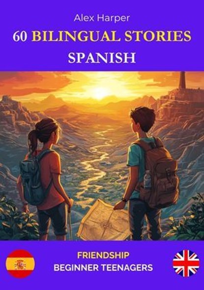 60 Bilingual Stories for Learning Spanish : Friendship for Beginner Teenagers, Alex Harper - Ebook - 9798227425041