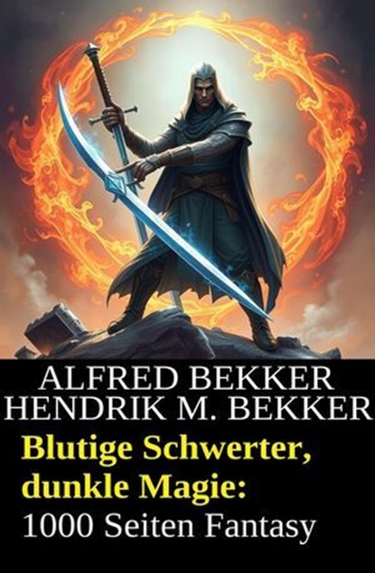 Blutige Schwerter, dunkle Magie: 1000 Seiten Fantasy, Alfred Bekker ; Hendrik M. Bekker - Ebook - 9798230400073