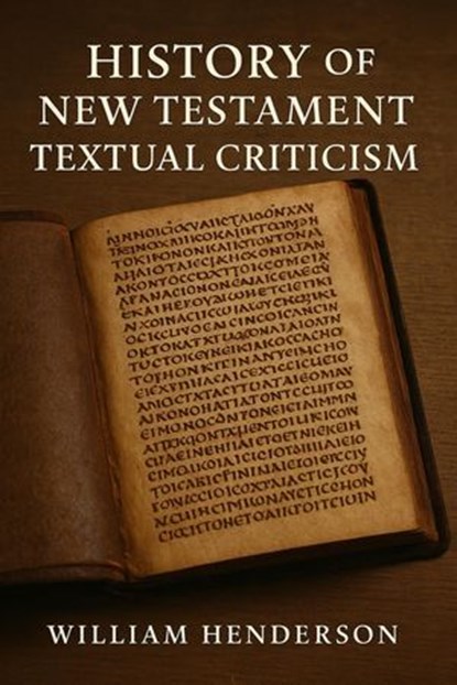 History of New Testament Textual Criticism, William Henderson - Ebook - 9798231093816