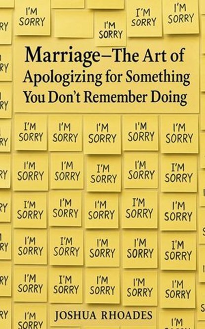 Marriage – The Art of Apologizing for Something You Don’t Remember Doing, Joshua Rhoades - Ebook - 9798231122738