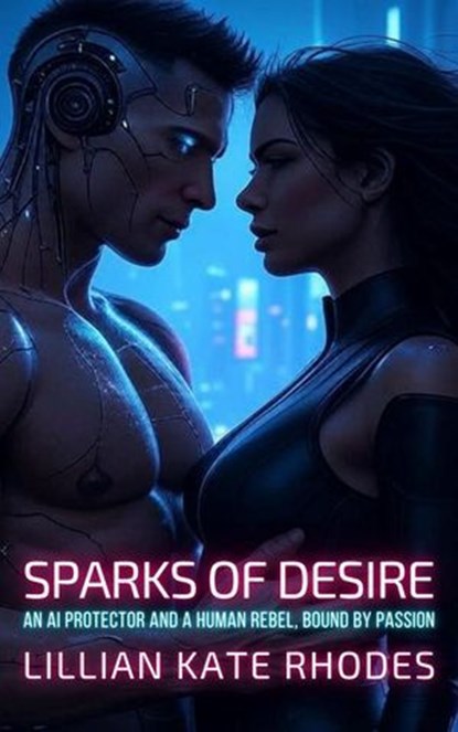 Sparks of Desire: An AI Protector and a Human Rebel, Bound by Passion, Lillian Kate Rhodes - Ebook - 9798231438778