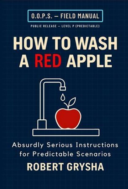 How to Wash a Red Apple. Absurdly Serious Instructions for Predictable Scenarios, Tsarina Publishing ; Robert Grysha - Ebook - 9798232319342