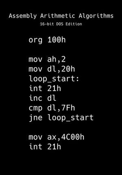 Assembly Arithmetic Algorithms 16-bit DOS Edition, Chastity White Rose - Ebook - 9798232329785
