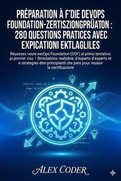 Préparation à l'examen de certification DevOps Foundation : 280 questions pratiques avec explications détaillées, ALEX CODER - Ebook - 9798232363611