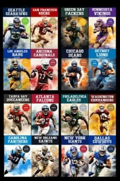NFL Fun Facts - NFC Conference Mega Bundle - 16000+ Fun Facts, Trivia Ape - Ebook - 9798232590239
