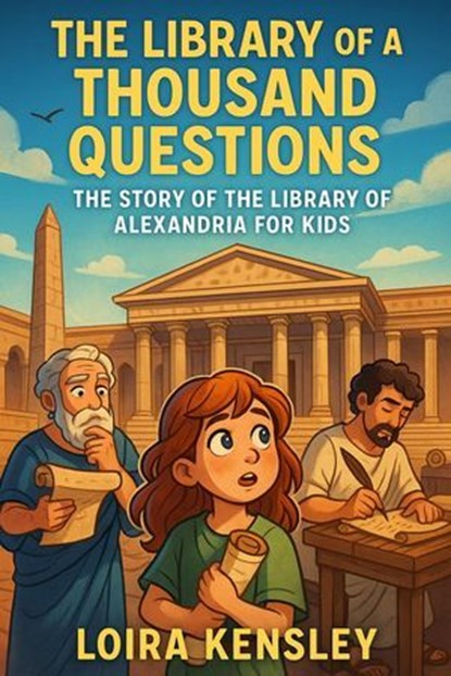 The Library of a Thousand Questions: The Story of the Library of Alexandria for Kids, Liora Kensley - Ebook - 9798232979553