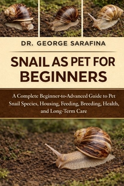 Snail as Pet for Beginners: A Complete Beginner-to-Advanced Guide to Pet Snail Species, Housing, Feeding, Breeding, Health, and Long-Term Care, George Sarafina - Paperback - 9798244278323