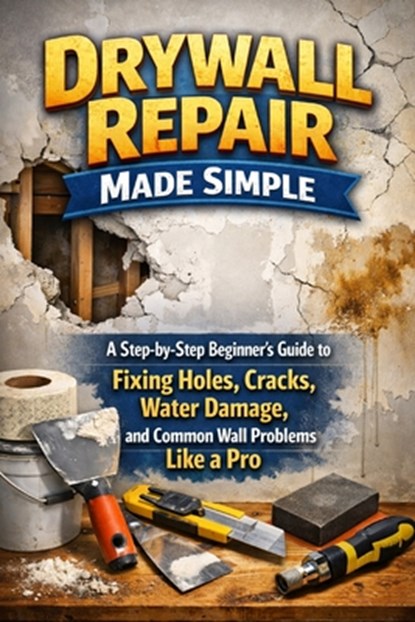 Drywall Repair Made Simple: A Step-by-Step Beginner's Guide to Fixing Holes, Cracks, Water Damage, and Common Wall Problems Like a Pro, Alexander Rhea - Paperback - 9798244419085