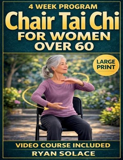 Chair Tai Chi for Women Over 60: Strengthening Your Body, Mind, and Spirit with Easy, Accessible Movements, Ryan Solace - Paperback - 9798250732079