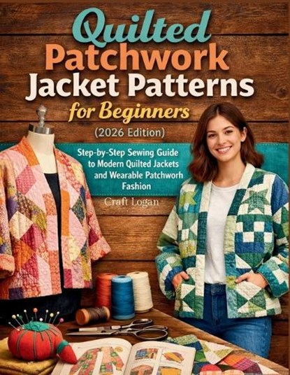 Quilted Patchwork Jacket Patterns for Beginners (2026 Edition): Step-by-Step Sewing Guide to Modern Quilted Jackets and Wearable Patchwork Fashion, Craft Logan - Paperback - 9798252176536