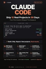 Claude Code - Ship 12 Real Projects in 30 Days - J. Cook - 9798253021347