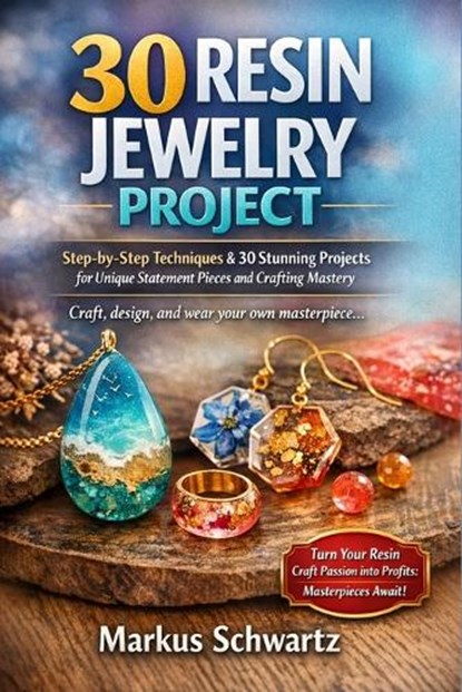30 Resin Jewelry Project, Markus Schwartz - Paperback - 9798257011832
