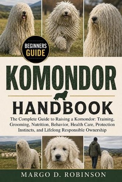 Komondor Handbook, Margo D Robinson - Paperback - 9798258894243