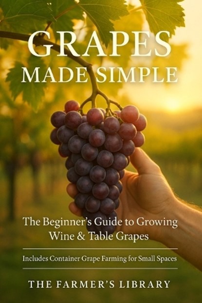 Grapes Made Simple: The Beginner's Guide to Growing Wine and Table Grapes Practical Tips for Backyard Vineyards, Container Growing, Organic Cultivatio, Farmer's Library - Paperback - 9798266046108