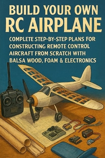 Build Your Own RC Airplane: Complete Step-by-Step Plans for Constructing Remote Control Aircraft from Scratch with Balsa Wood, Foam & Electronics, Alexander Rhea - Paperback - 9798274096607