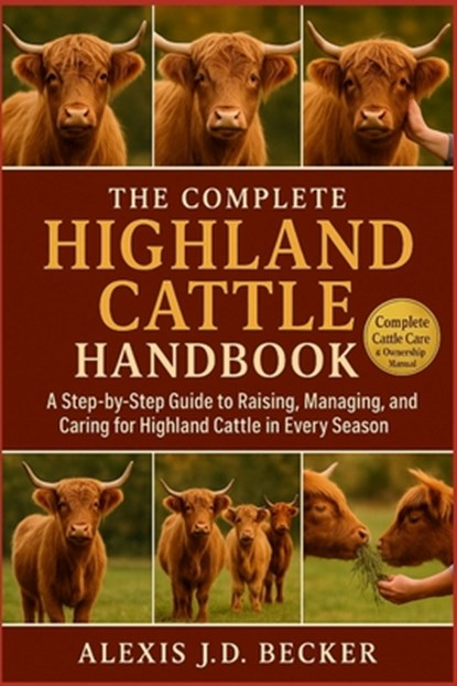 The Complete Highland Cattle Handbook: A Step-by-Step Guide to Raising, Managing, Breeding, and Caring for Highland Cattle in Every Season, Alexis J. D. Becker - Paperback - 9798277558232