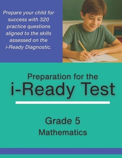 Grade 5 i-Ready Math Diagnostic Practice - 320 Problems to Prepare for the i-Ready Assessment, Oliver David - Paperback - 9798292900047