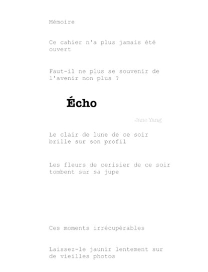 Écho, Jane Yang - Gebonden - 9798295006456