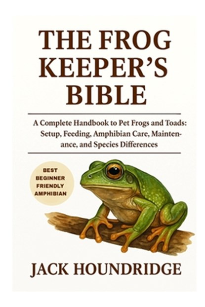 The Frog Keeper's Bible: A Complete Handbook to Pet Frogs and Toads: Setup, Feeding, Amphibian Care, Maintenance, and Species Differences, Jack Houndridge - Paperback - 9798298653770