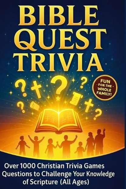 Bible Quest Trivia: Over 1000 Christian Trivia Games Questions to Challenge Your Knowledge of Scripture (All Ages), Esejacy Designs - Paperback - 9798316672523