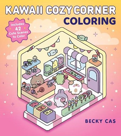 Kawaii Cozy Corner Coloring, Becky Cas - Paperback - 9798317900724