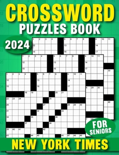 2024 New York times Crossword: Puzzles Book For Seniors, Mental Agility and Relaxation, Solutions Included!, Kimberly J. Zepeda - Paperback - 9798323760459